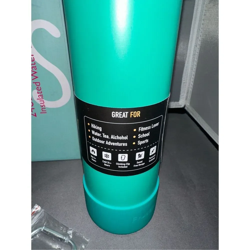 NIB Frost Buddy 24oz Sports Buddy water bottle- Smile